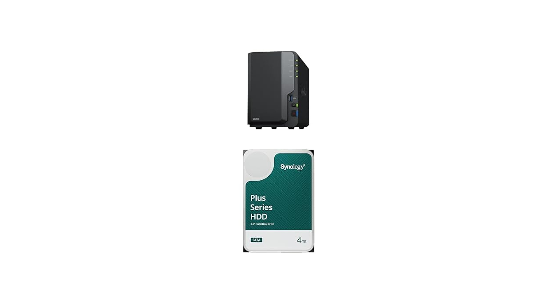 Synology DiskStation DS220+　3TB HDD2本付き Amazon.com: Synology 2-Bay DiskStation DS223 Bundle with 2 x